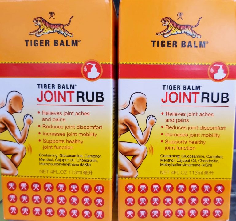 Comprar Joint Rub en Gran Farmacia Andorra Online especial para las articulaciones la eficacia de Tiger Balm formulación para alivio del dolor de la artritis dirigida a los dolores y rigidez en las articulaciones.