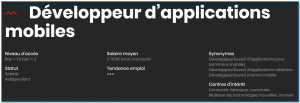 - Analyser les besoins du client - Établir un cahier des charges - Rédiger une Spécification Technique de Besoin (STB) - Réaliser un prototype de la solution technique pour validation par le donneur d'ordres (configuration type,...) - Concevoir et développer les programmes et applications informatiques - Déterminer les phases et procédures de tests techniques et fonctionnels de programmes et applications informatiques - Analyser des problèmes techniques - Déterminer des mesures correctives - Réaliser des supports techniques - Traiter l'information (collecter, classer et mettre à jour) Savoir - Algorithmique - Technologies de l'accessibilité numérique - Protocoles et normes télécoms - Langages de programmation informatique - Systèmes d'exploitation informatique - Règles de sécurité Informatique et Télécoms - Gestion de configuration - Modélisation informatique - Architecture d'applications - Architecture des systèmes d'information - Programmation informatique - Programmation logicielle