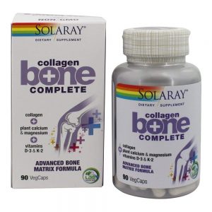 Comprar Collagen Bone Complete Fórmula avanzada en Farmacia Central Andorra de apoyo a la matriz ósea, aporta colágeno marino tipo I, III, complejo mineral de algas y Vitaminas K2, D3 y C.