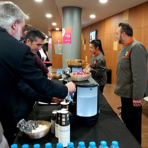 Un dels càterings més sol·licitats són els anomenats "Coffee Break" aquest es va fer ahir per la primera Jornada Internacional d'Empreses Tecnològiques per al Comerç a Andorra.