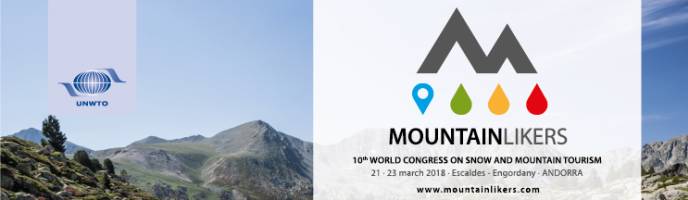 Congrés mundial de turisme de neu i de muntanya. Dimecres 11 de març del 2020 - Divendres 13 de març del 2020. Centre de Congressos d'Andorra la Vella, Andorra la Vella.