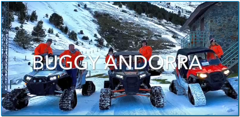 NOWY cross route in SNOW BUGGY from VALLNORD PAL has the perfect activity for you Guided by the best guides of the country Andreu Cachafeiro the owner of Hotel Eureka in Escaldes