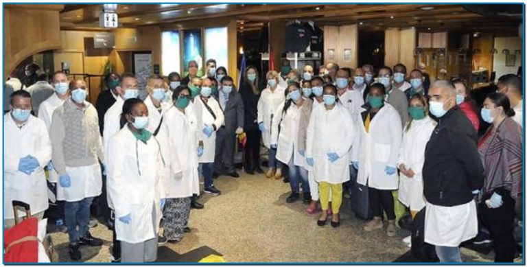 Al menos 39 profesionales de la salud de Cuba llegaron en la mañana de este lunes al principado de Andorra, para fortalecer el servicio del hospital local contra el coronavirus, informaron medios de prensa europeos. 