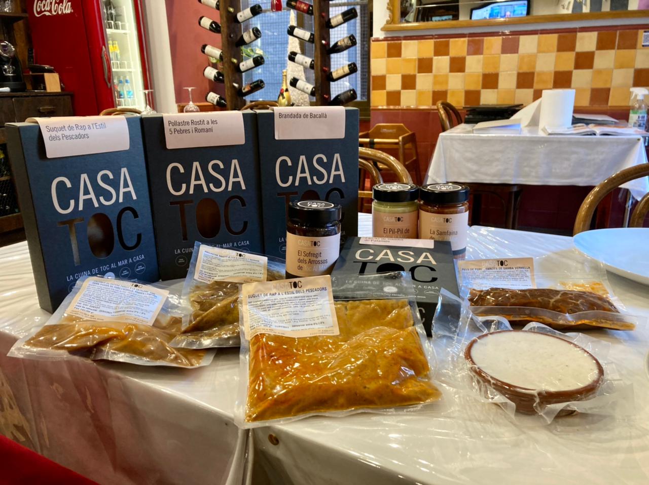 Avui hem fet una degustació de platets de Casa Toc a l'Arrosseria Andorra - Casa Toc propietat i disseny del restaurant Toc al Mar de Begur hem posat en marxa Casa Toc