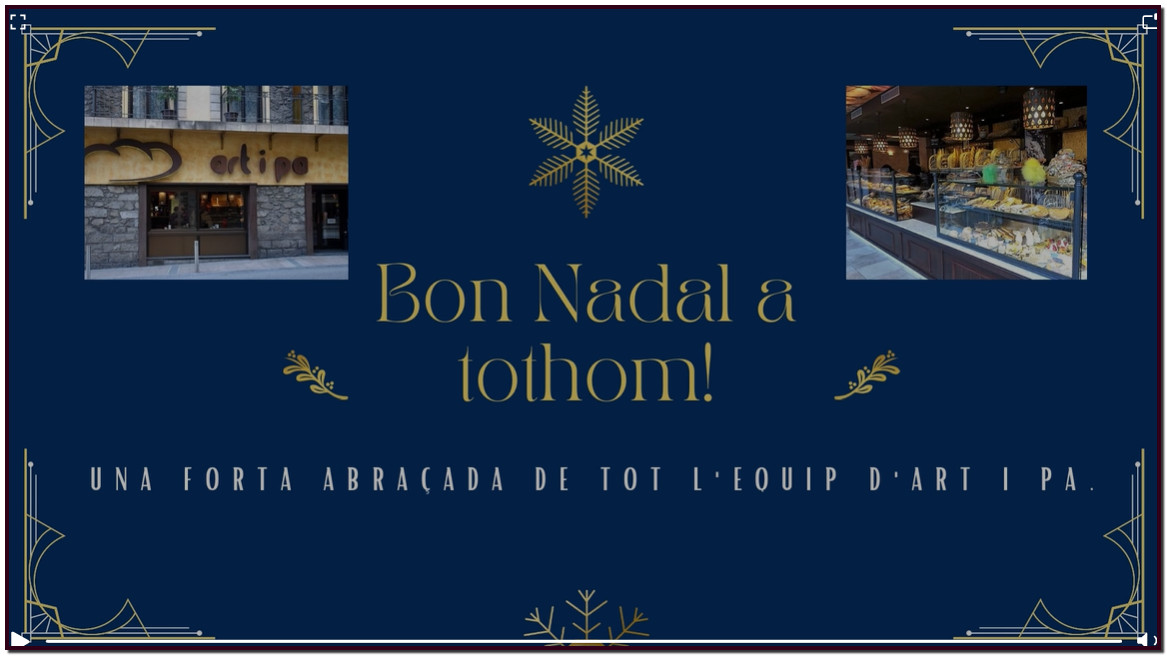 Art i Pa Andorra. BON NADAL, AMICS I CLIENTS. #bonnadal #merrychristmas #feliznavidad #buonnatale #christmas #navidad #Nadal #family #joyeuxnoel
