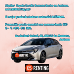 TOYOTA COROLLA TOURING SPORT PRÉMIUM OFERTA ESPECIAL SEMANA SANTA Alquila un Toyota Corolla Touring Sport Prémium por solo 550 € toda la semana.