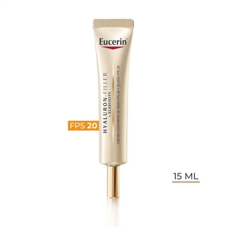 Comprar Hyaluron Filler + Elasticity contorno de ojos FPS 20 en Farmacia Central Andorra. Crema para el contorno de ojos antiedad para piel madura con protección frente a la radiación UVA y UVB. Formulada con ácido hialurónico y Collagen-Elastin Complex para aumentar la elasticidad de la piel. Indicada especialmente para atenuar los signos avanzados del envejecimiento y rellenar visiblemente las arrugas profundas con el resultado de un aspecto más fresco y revitalizado. Crema para el contorno de ojos, pieles maduras.