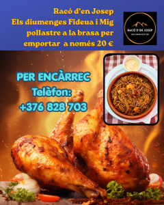 Al Racó d’en Josep celebrem la cuina casolana amb producte prèmium i sabor autèntic. Al centre d’andorra la Vella just davant de l’Hotel. El que era conegut com a Holiday Inn Andorra a Andorra la Vella ha estat reformat i actualment opera com a Suites Plaza Hotel & Wellness. És un hotel de 5 estrelles situat al centre comercial, conegut per les seves àmplies habitacions, spa i ubicació estratègica. Estem a 20 metres només heu de travessar el Carrer Prat de la Creu. Els caps de setmana menjar per emportar-se només per encàrrec: Fideua i mig pollastre a la brasa per endur-se cap a casa només per encàrrec, reserves.  Telèfon: 828 703 La nostra carta combina plats tradicionals amb ingredients de primera qualitat: angules, marisc de les millors llotges i elaboracions fetes com abans, amb paciència i respecte pel producte. Però al nostre restaurant no hi falten tampoc les tapes que enamoren: tripes, pedrers, calamars i moltes altres propostes que formen part de la nostra identitat. Tot això, sempre amb preus molt equilibrats, perquè menjar bé ha de ser accessible. El nostre menú del dia és un dels més valorats d’Andorra la Vella: plats de carta a preu de menú, amb opcions variades i generoses que canvien segons el mercat i la temporada. Tot plegat ens converteix en un dels restaurants més populars d’Andorra la Vella, un lloc on la cuina casolana, el bon producte i el tracte proper són la nostra manera d’entendre la gastronomia. T’esperem per gaudir d’un bon àpat com cal. #RacóDenJosep #CuinaCasolana #ProductePremium #GastronomiaAndorra #MenúDelDia